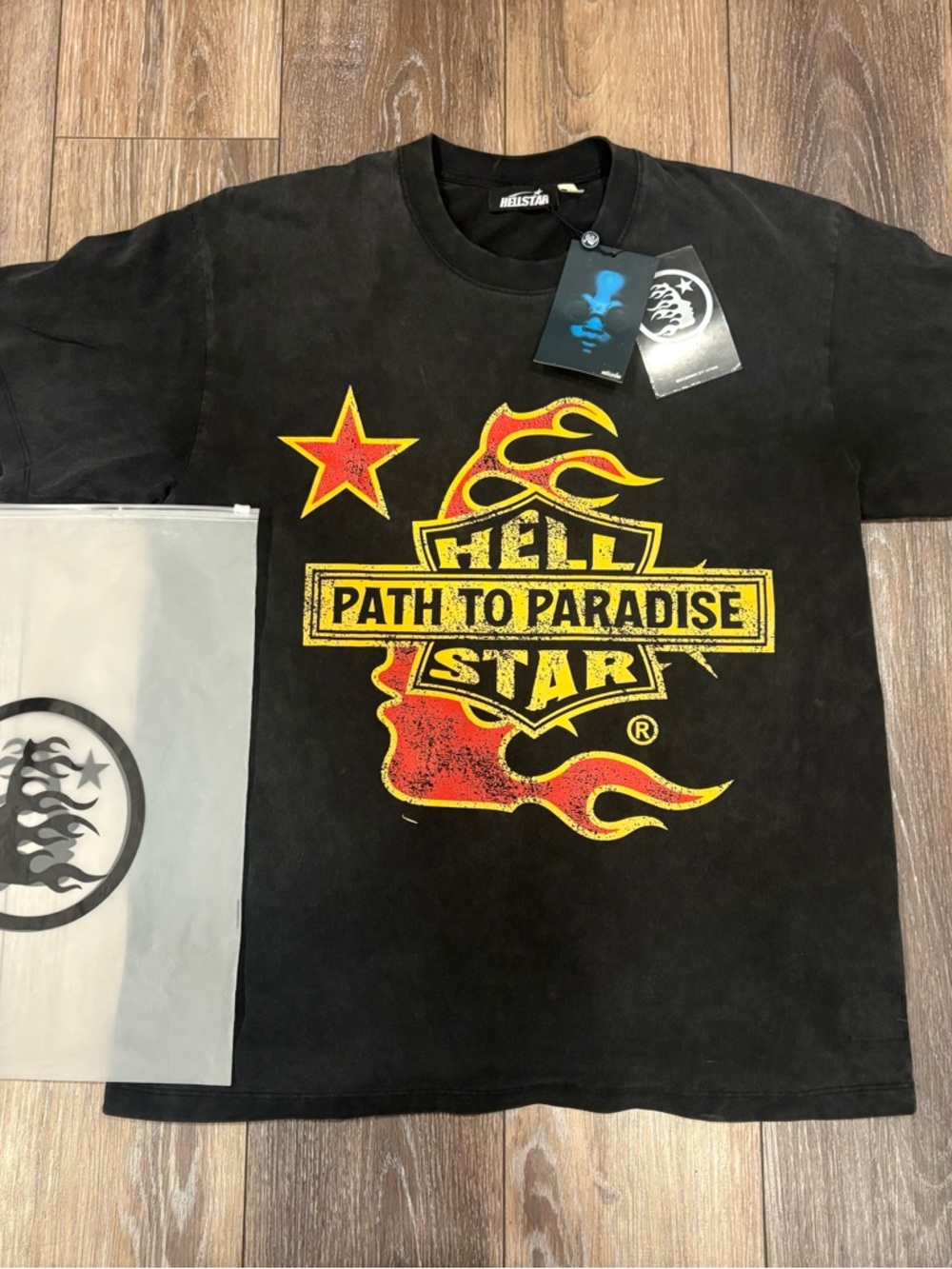 HELLSTAR "Path to Paradise" Black Graphic Tee